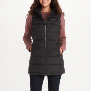 Marmot Black Ithaca Vest 700 Down Hood M
